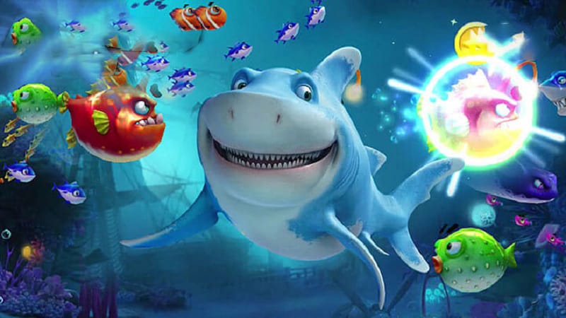 GAME30 Jogo de tiro ao peixe Robot Wars